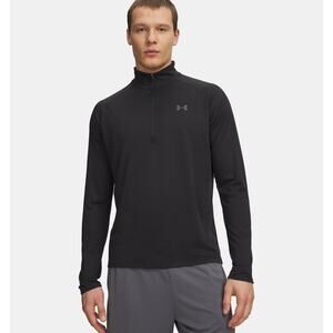 NWT Under Armour Men's UA Tech ½ Zip Long Sleeve in Black size Medium